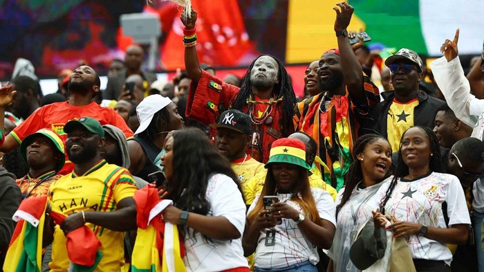 Suasana Mistis, Suporter Ghana Gelar Ritual Saat Lawan Inggris